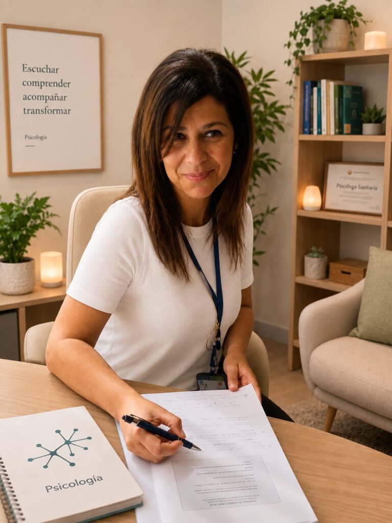 Blanca Ladrón, psicóloga sanitaria. Málaga